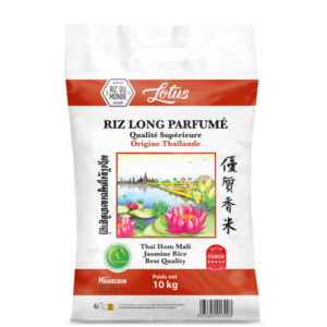 Riz Parfumé Thailande Lotus 10 kg Riz du Monde
