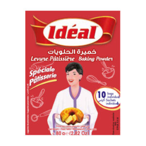 Levure pâtissière 10 sachets 80g Ideal