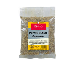 Poivre blanc concassé 100g Espig