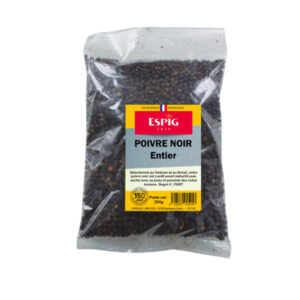 Poivre noir entier 250g Espig