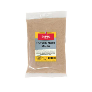 Poivre noir moulu 100g Espig