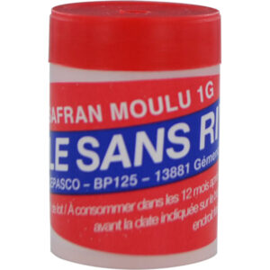 Safran moulu 1g x 12 boite Sans Rival