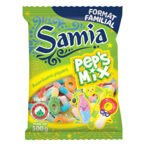 Bonbons assortiment pep's 500 g Samia