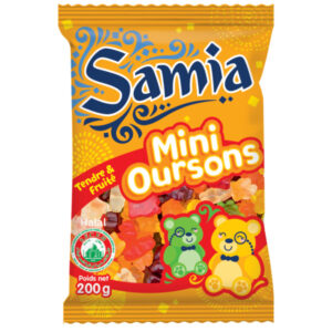 Bonbons mini oursons halal 200 g Samia