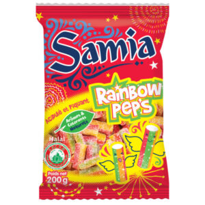 Bonbons rainbow pep's halal 200 g Samia