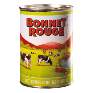 Lait concentré non sucré 410 g Bonnet Rouge