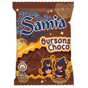 Oursons chocolat guimauve halal 180 g Samia