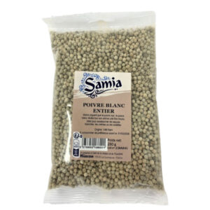 Poivre blanc entier 250 g Samia