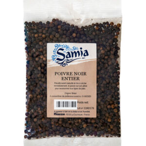 Poivre noir entier 250 g Samia