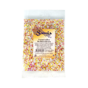 Vermicelles multicouleurs 100 g Samia